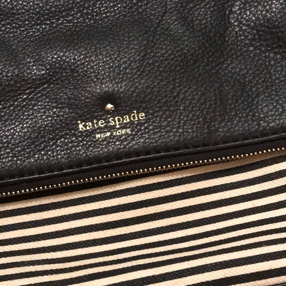 Kate Spade Fabric and Leather foldover bag - Picture 6 of 9